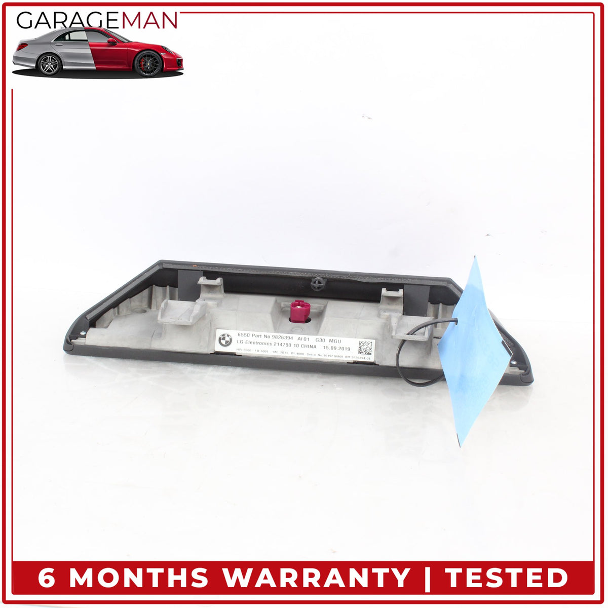 2020-2023 BMW 530e G30 Front Center Dash Display Screen Monitor 9826394 OEM