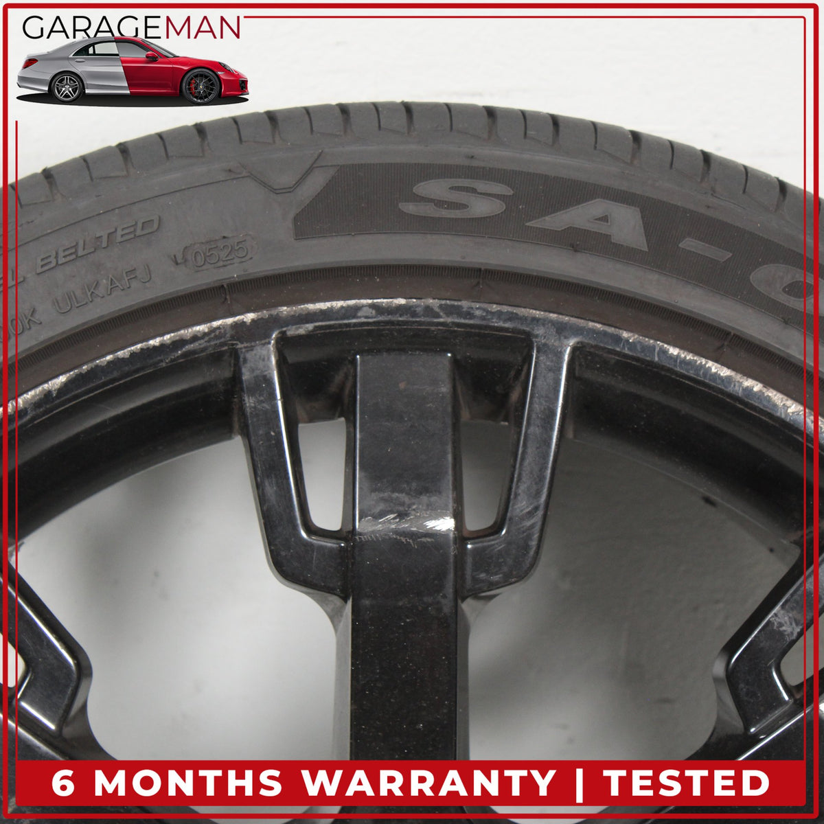 2008-2019 Maserati GranTurismo M145 Rear Wheel Rim w/ Tire 10.5JX20H2 ET37.5 OEM
