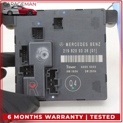 2006-2011 Mercedes W219 CLS500 Rear Right Side Door Control Module Unit OEM