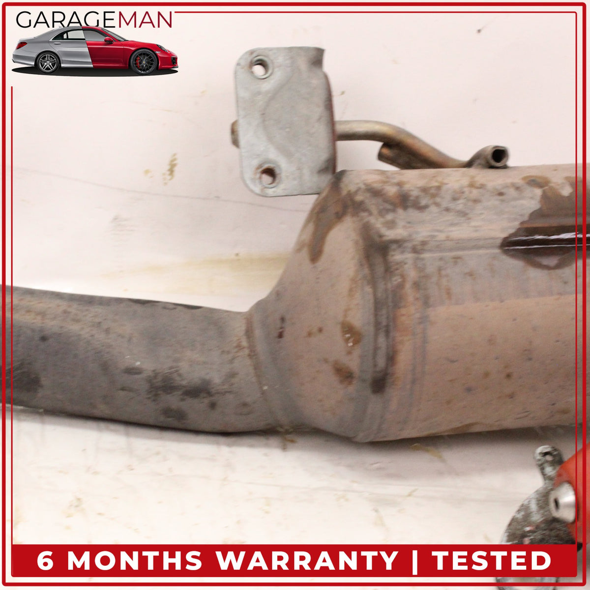 2003-2006 Porsche Cayenne 955 Rear Left Side Engine Exhaust Downpipe OEM