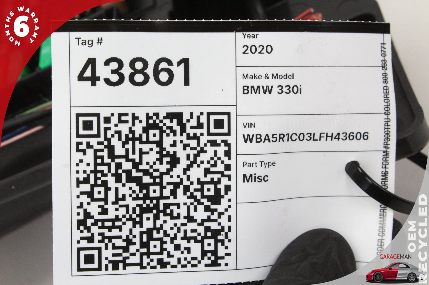 2019-2024 BMW 330i G20 Relay Fuse Box Module w/ Parking Distance Sensor Module 8734161