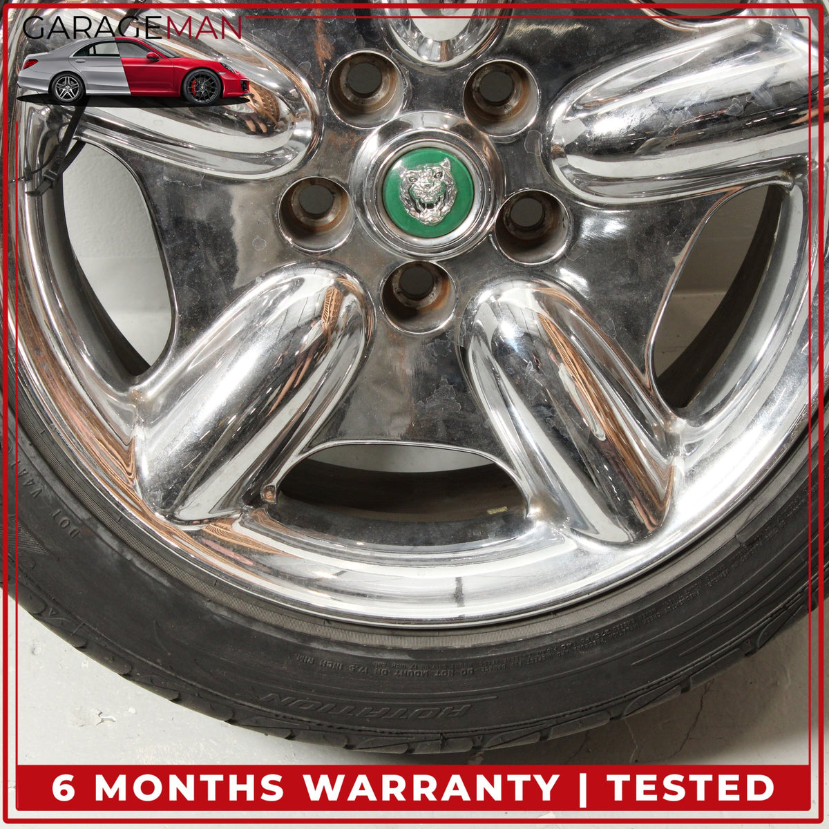 1997-1999 Jaguar XK8 Front or Rear Wheel Rim w/ Tire 8Jx17CHx33 MJA6116AB OEM