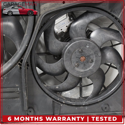 2007-2015 Audi Q7 SUV Engine Radiator Electric Cooling Dual Fan 7L0121207D OEM