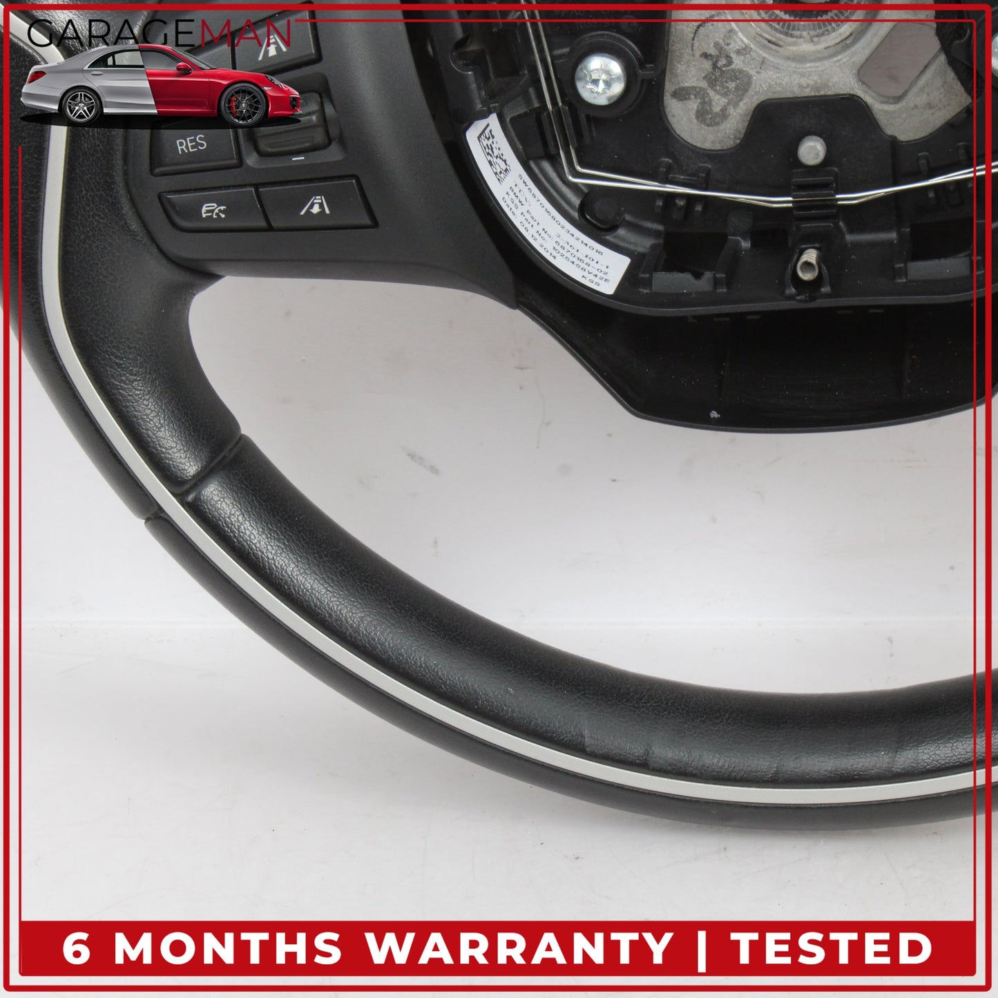 2014-2021 BMW i3 I01 Front Left Driver Side Steering Wheel Black 6870168 OEM