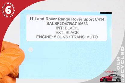 2010-2013 Land Rover Range Rover Sport L320 Front Right Fender Panel Black OEM