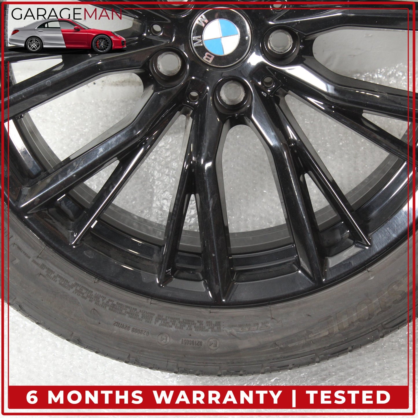 2023-2025 BMW 330i 330e Front or Rear Wheel Rim w/ Tire Black 7.5JX18H2ET25 OEM