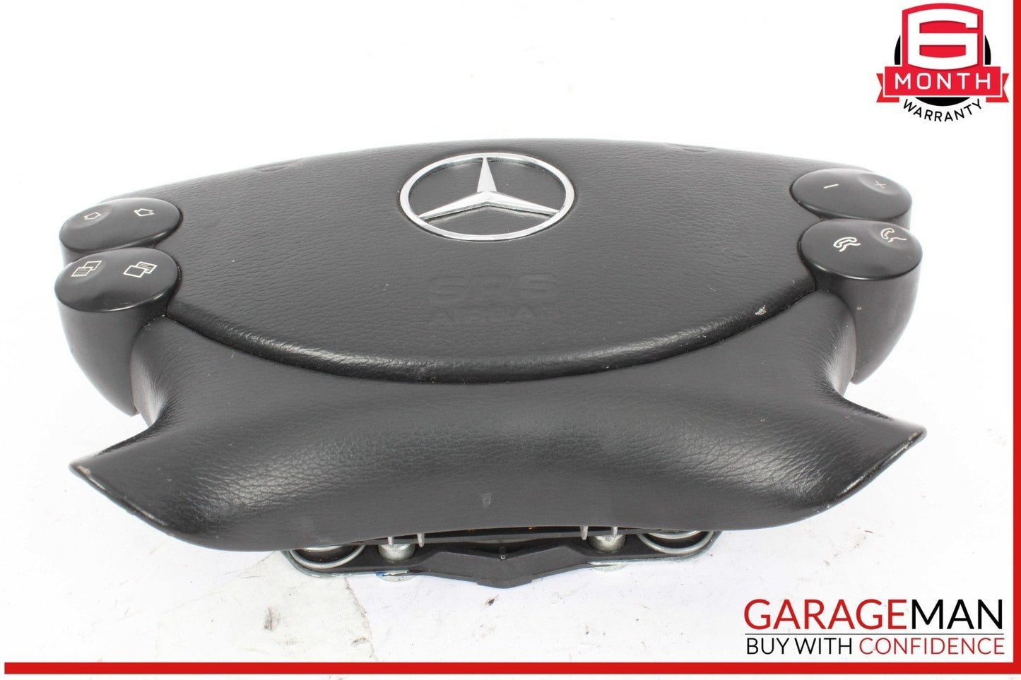 03-12 Mercedes R230 SL500 E350 Steering Wheel Airbag Air Bag Black OEM