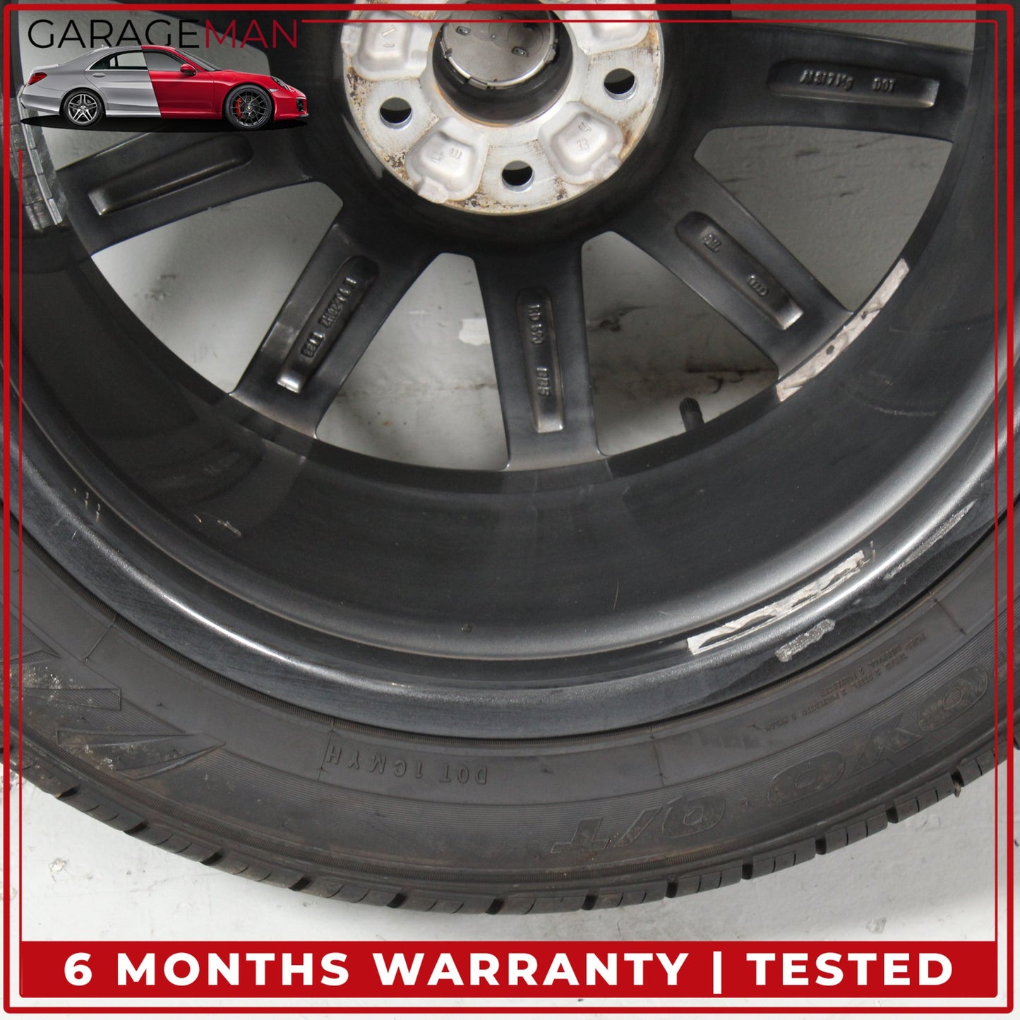 2017-2025 Audi Q7 SQ7 10 Spoke Wheel Rim w/ Tire 9JX20H2 ET33 4M0601025AD OEM