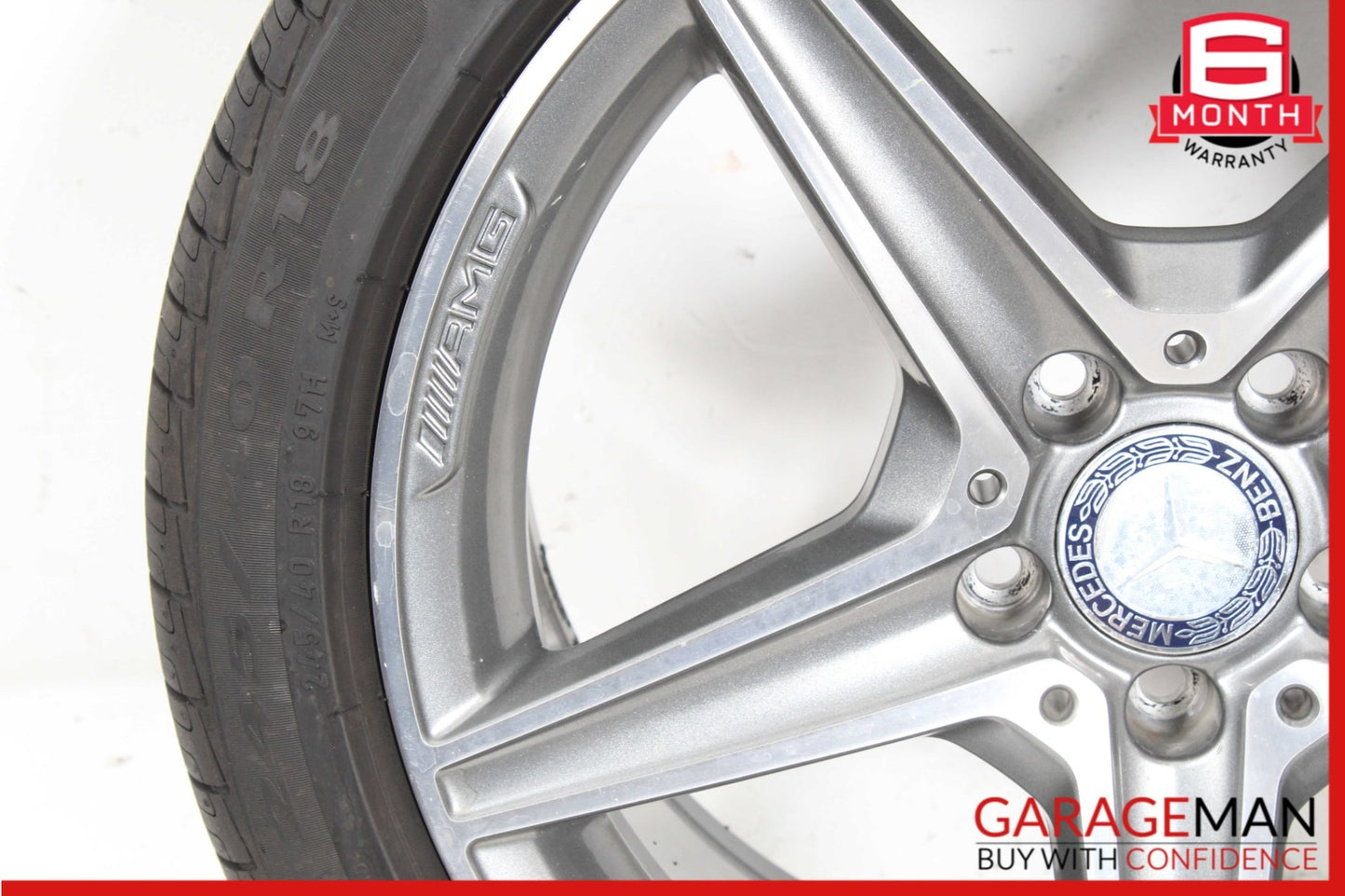 2015-2018 Mercedes W205 C300 Rear Wheel Tire Rim 8.5Jx18H2 ET49 2054011200 OEM