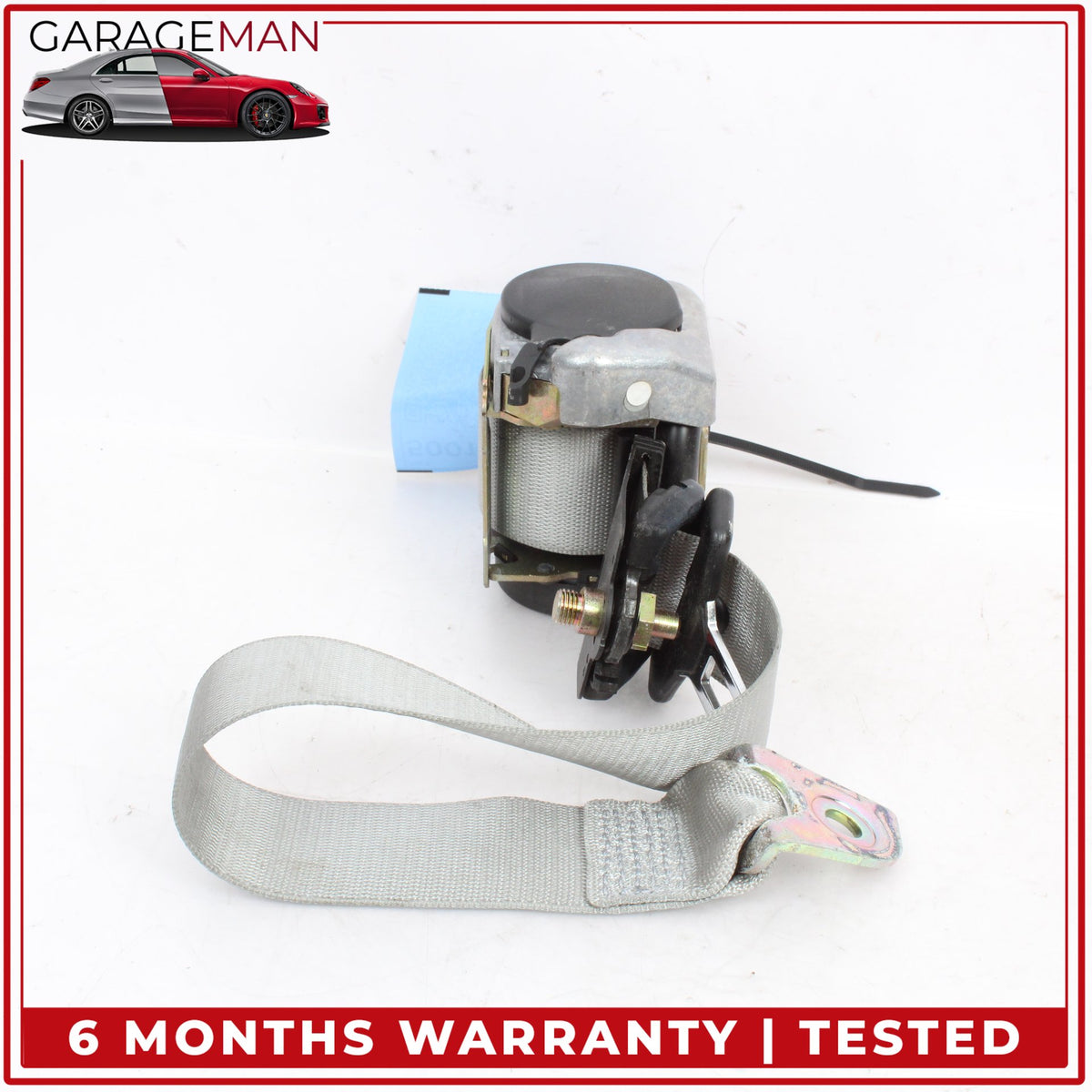 1998-2002 Mercedes W210 E320 Wagon Front Left Driver Side Seat Belt Gray OEM