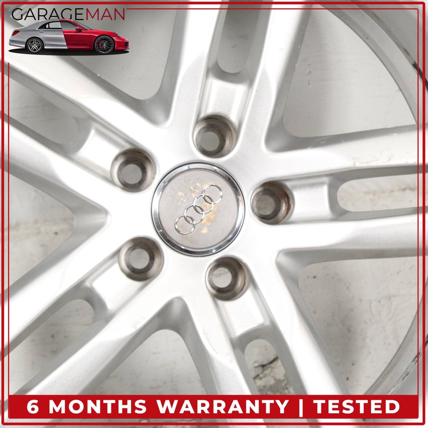 2012-2018 Audi A6 S6 Front or Rear Wheel Rim 8JX18H2 ET39 4G0601025Q OEM