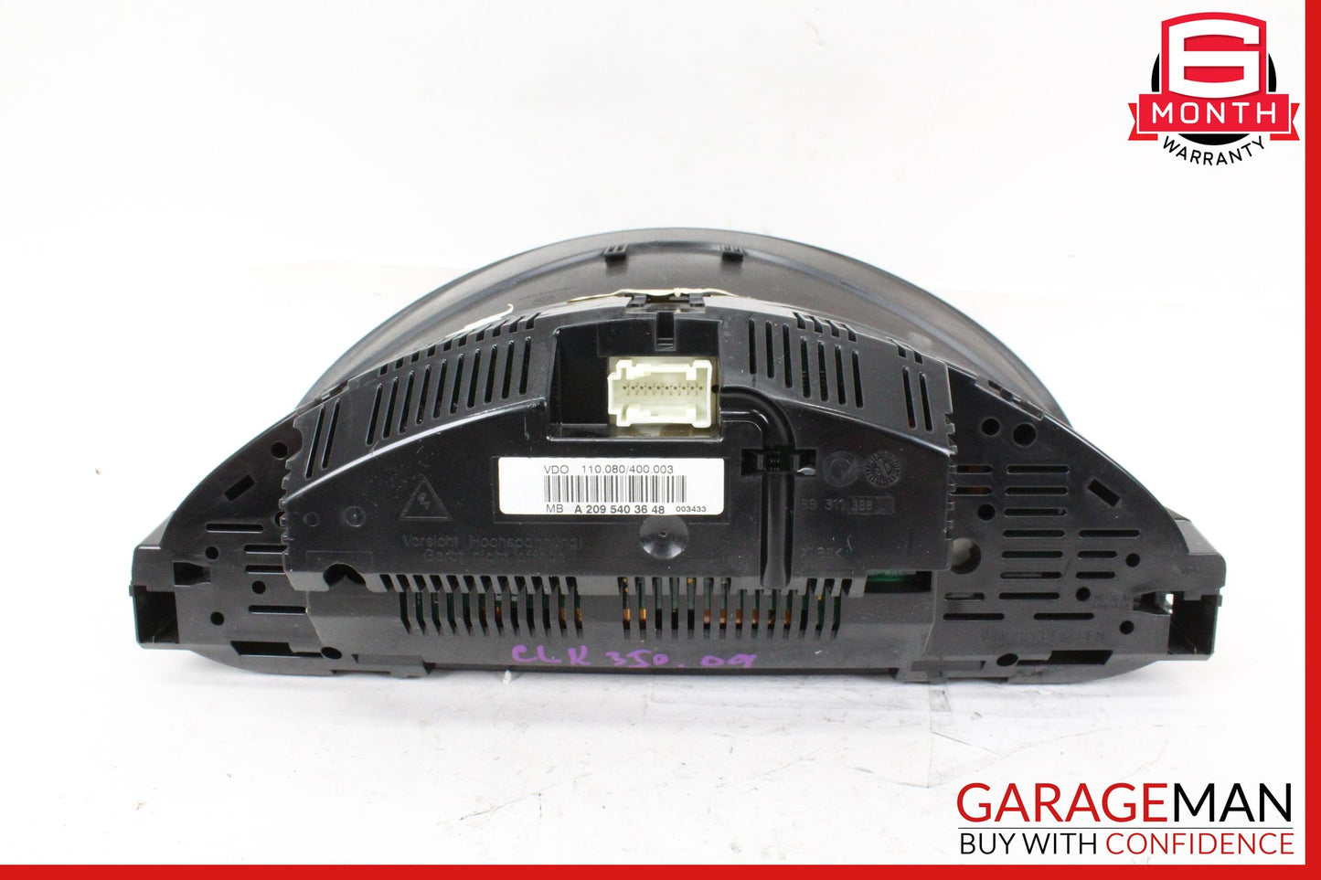 2006-2009 Mercedes W209 CLK350 CLK550 Instrument Cluster Speedometer OEM
