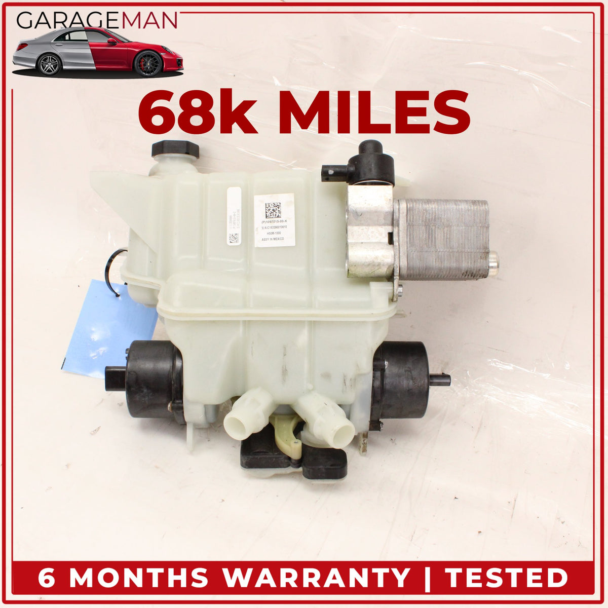 2017-2023 Tesla Model 3 Battery Coolant Reservoir Tank Chiller 108824800D OEM
