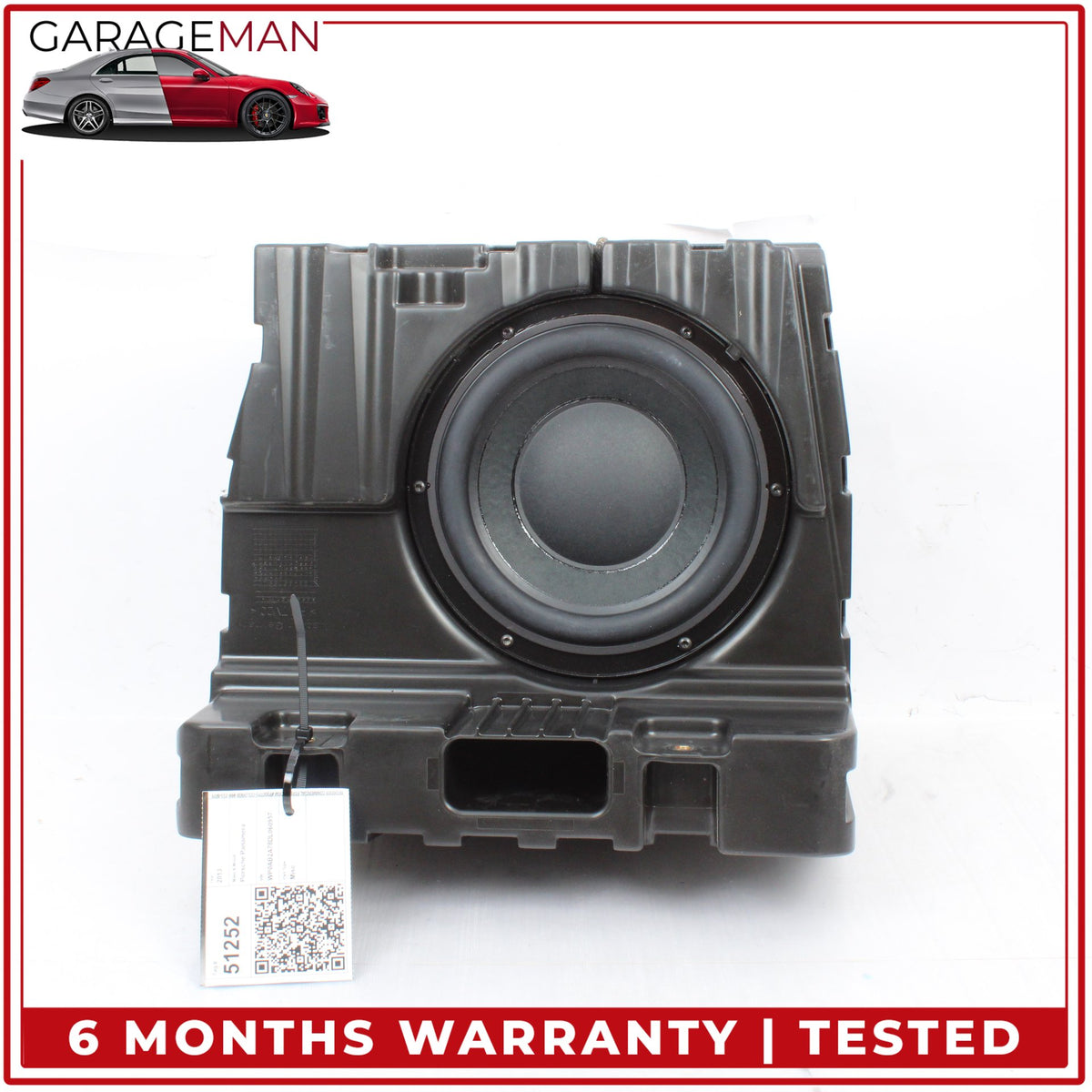 2010-2016 Porsche Panamera 970 Rear Bose Subwoofer Bass Box w/ Amplifier AMP OEM