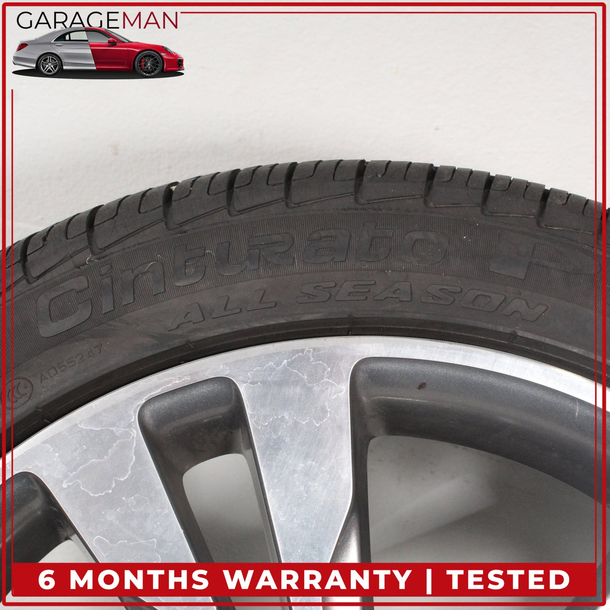 2015-2023 Mercedes W205 C300 Front or Rear Wheel Rim w/ Pirelli Tire 7.5JX18 OEM