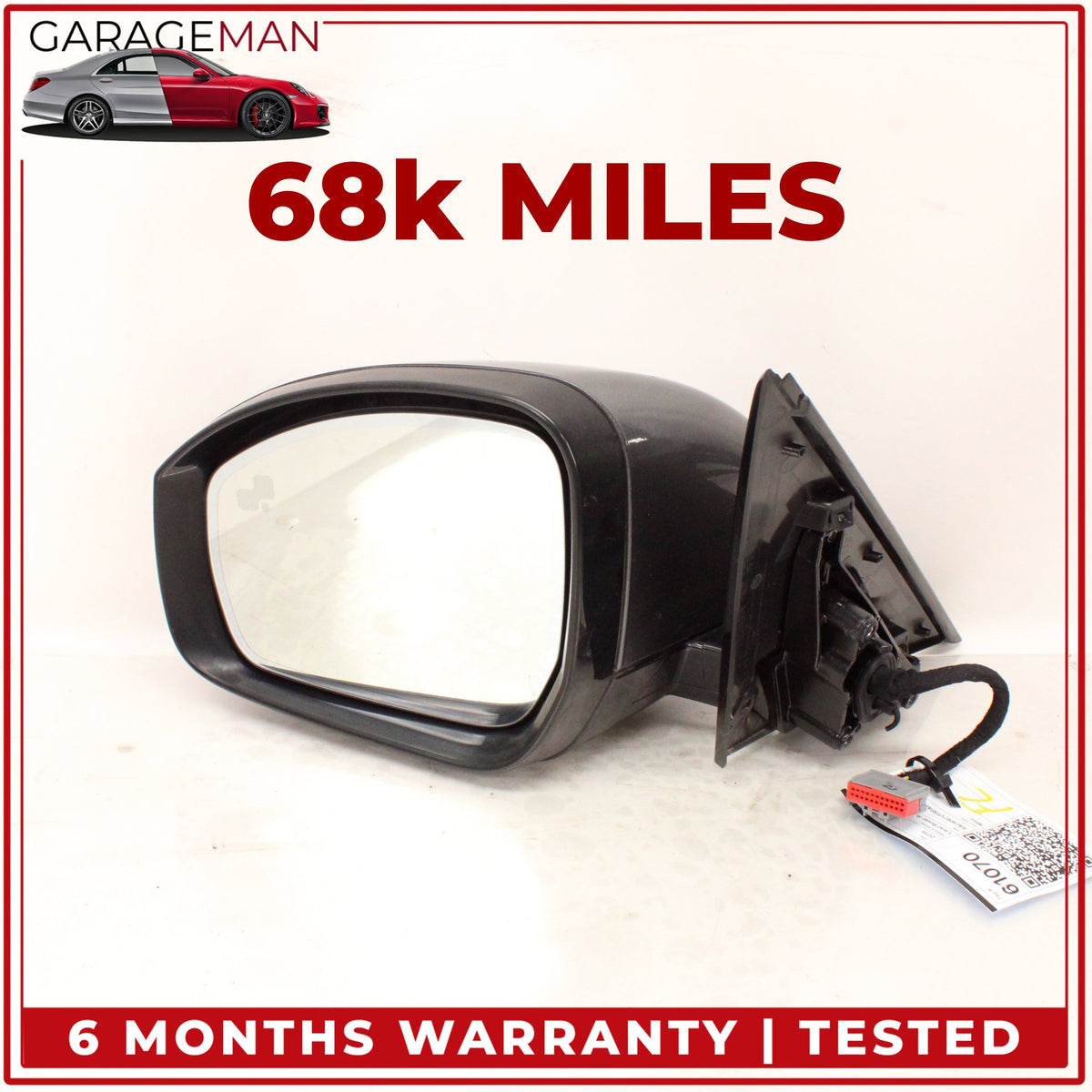 2014-2022 Range Rover Sport L494 Front Left Door Rear View Mirror w/ Camera OEM