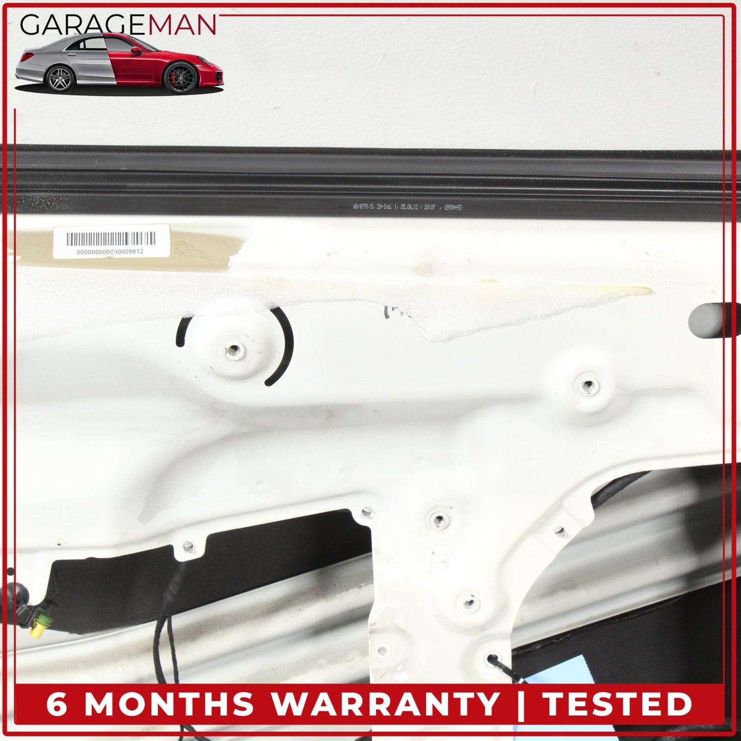 2008-2019 Maserati GranTurismo Coupe Front Left Door Shell White 68498700 OEM