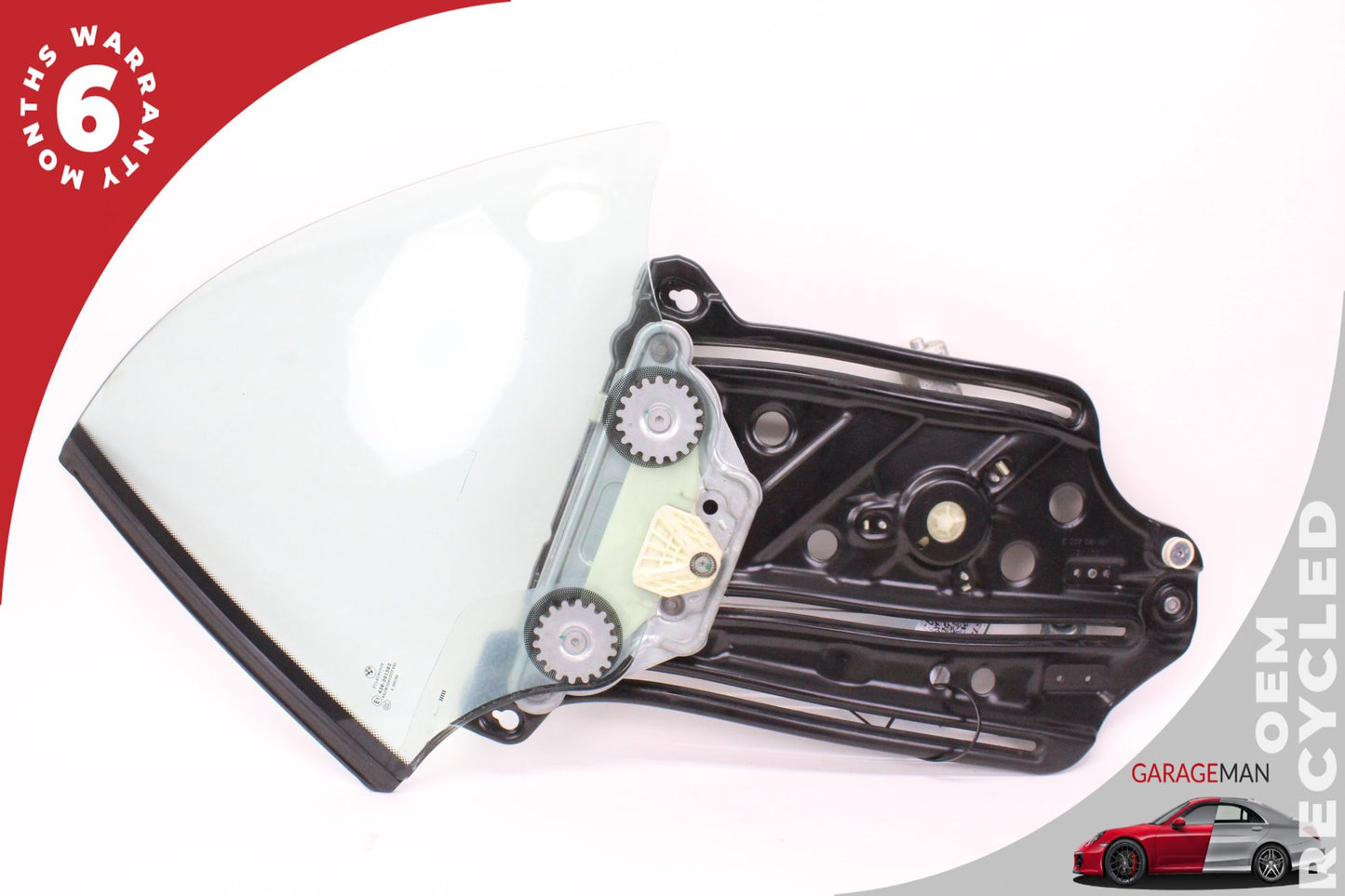 2008-2013 BMW 128i Rear Left Quarter Window Regulator w/ Motor & Glass 7291451
