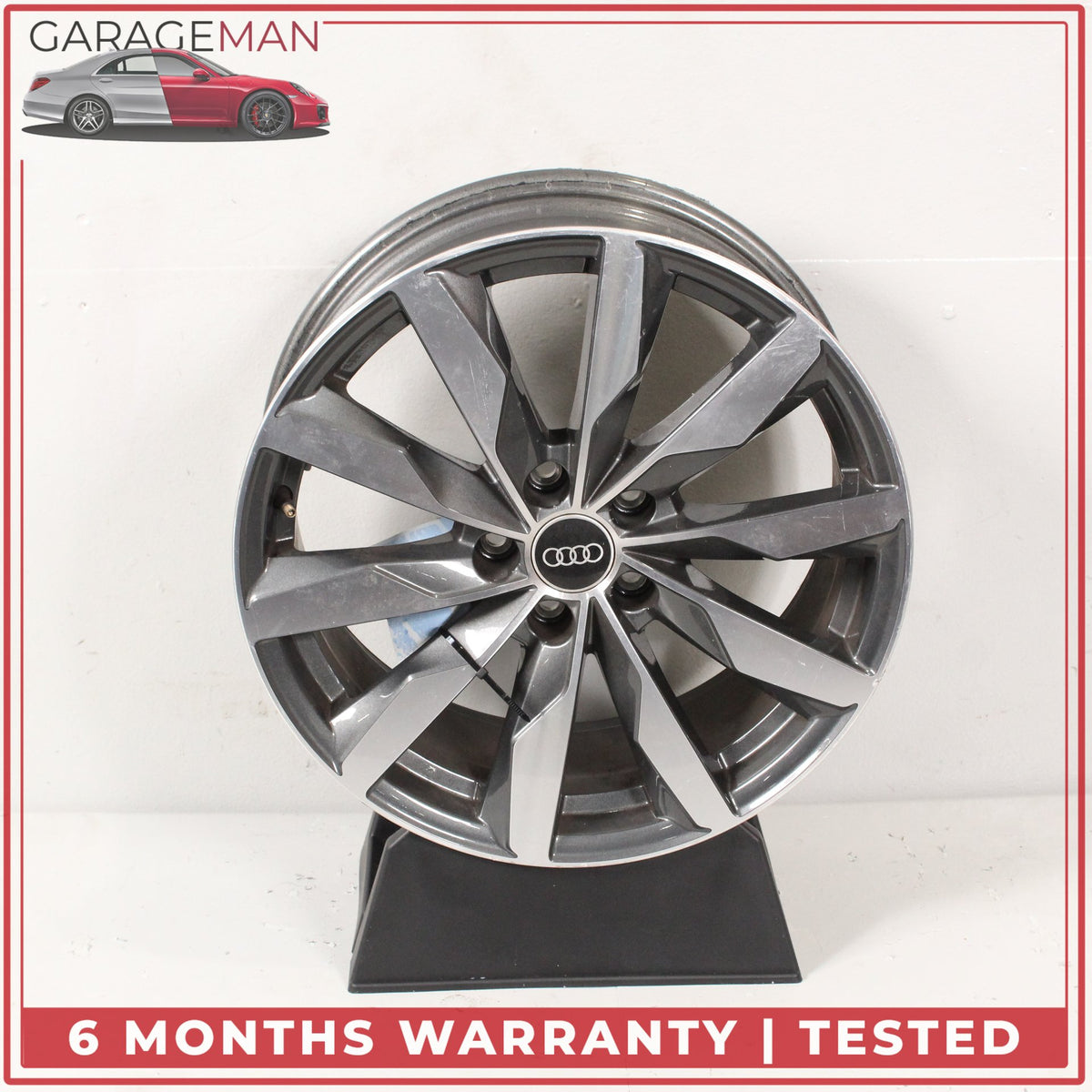 2016-2025 Audi A4 S4 Front or Rear Side Wheel Rim 8JX18H2 ET40 8W0601025FJ OEM