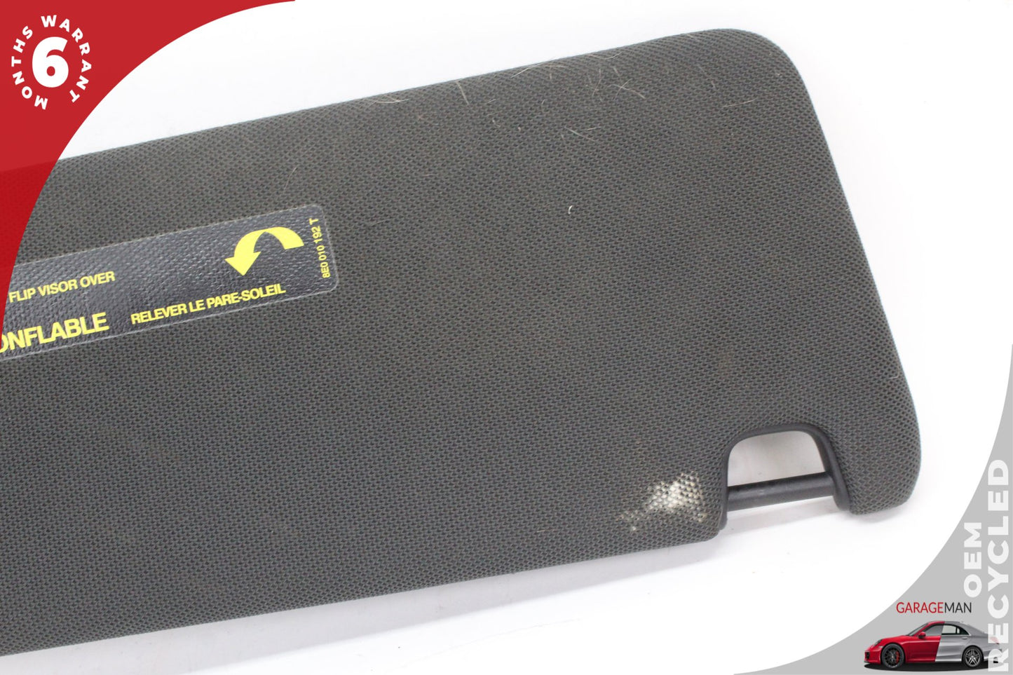 2011-2018 Audi A8 S8 Front Left Side Illuminated Sun Visor Black 4H0857551 OEM