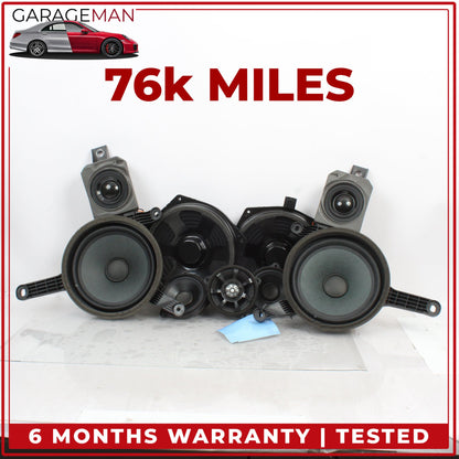 2014-2024 Jaguar F-Type X152 Front & Rear Side Audio Speaker Set of 7 Pc OEM