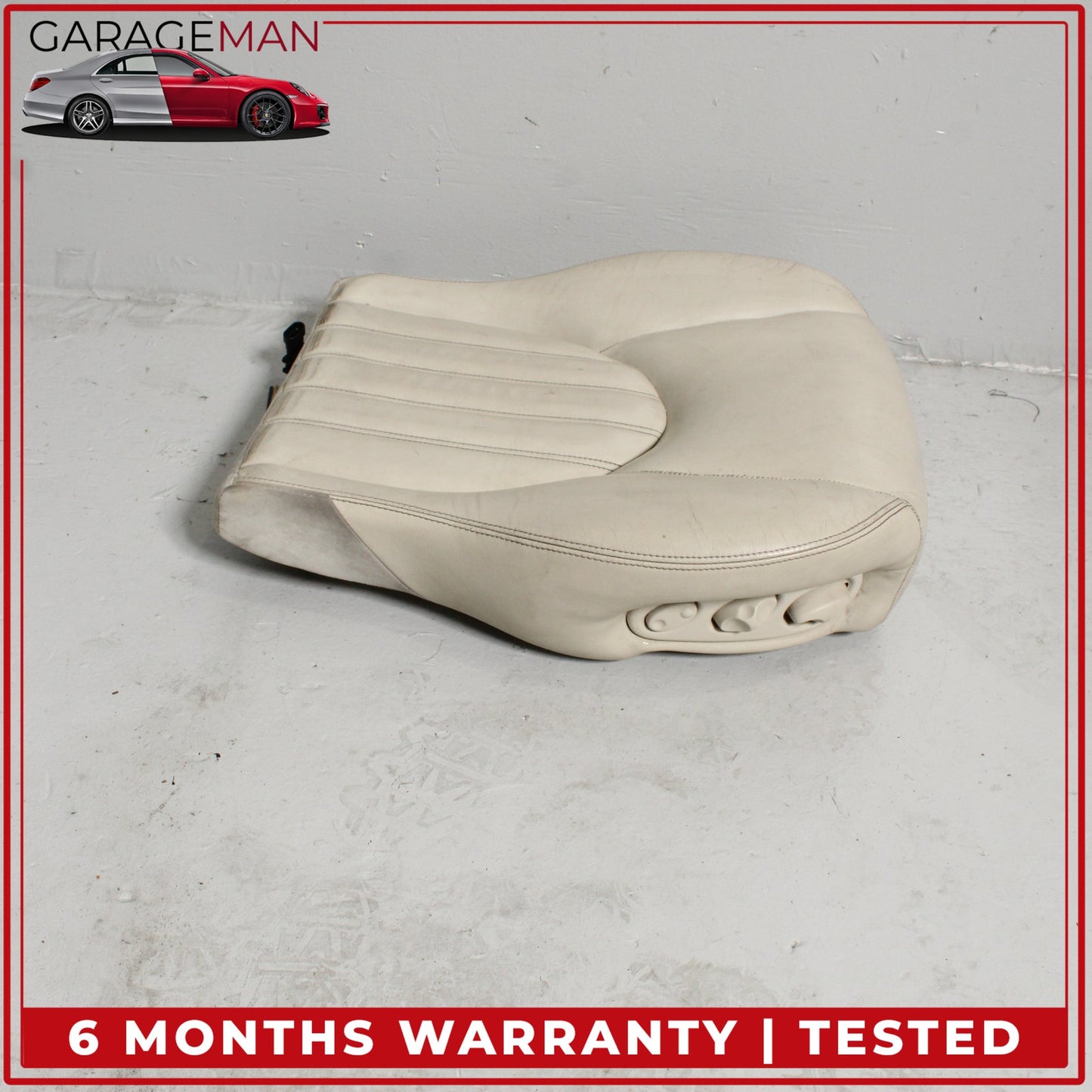 2000-2006 Jaguar XK8 X100 Convertible Front Right Lower Bottom Seat Cushion OEM