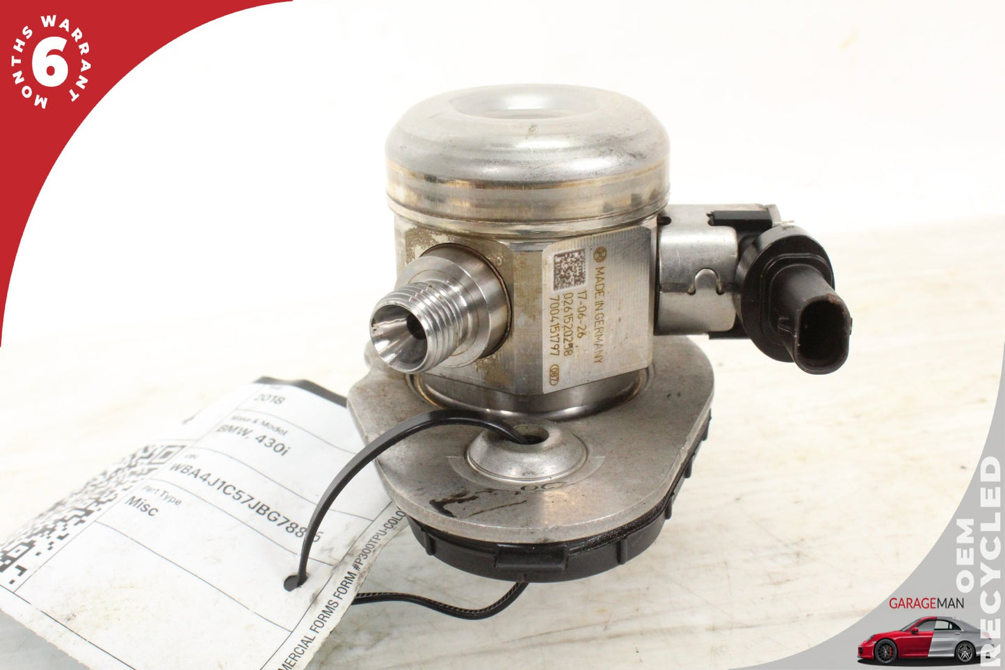 2017-2021 BMW 430i 440i 530i 540i Fuel High Pressure Pump 7642466 OEM