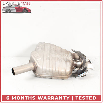 2013-2018 Audi A8 S8 Rear Left Driver Side Exhaust Muffler w/ Tip 4H0253611 OEM