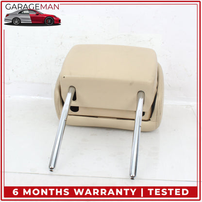 2012-2018 Audi A6 A7 Front Left and Front Right Side Seat Headrest Beige OEM