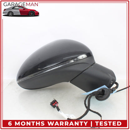 2015-2018 Porsche Cayenne 958 Right Door Rear View Mirror w/ Blind Spot OEM