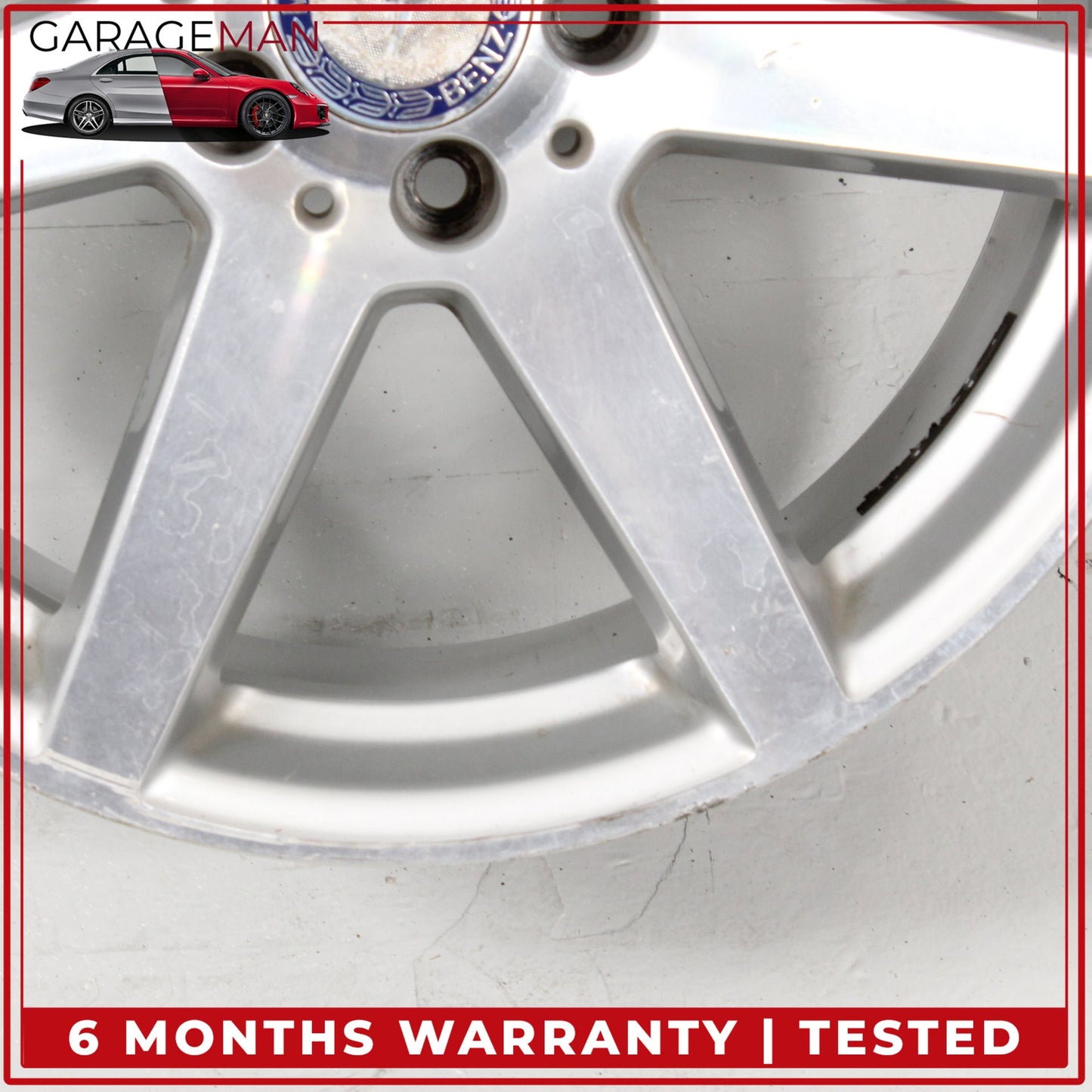 2012-2015 Mercedes W204 C250 Rear 7 Spoke Wheel Rim 8.5JX18H2ET54 2044019902 OEM