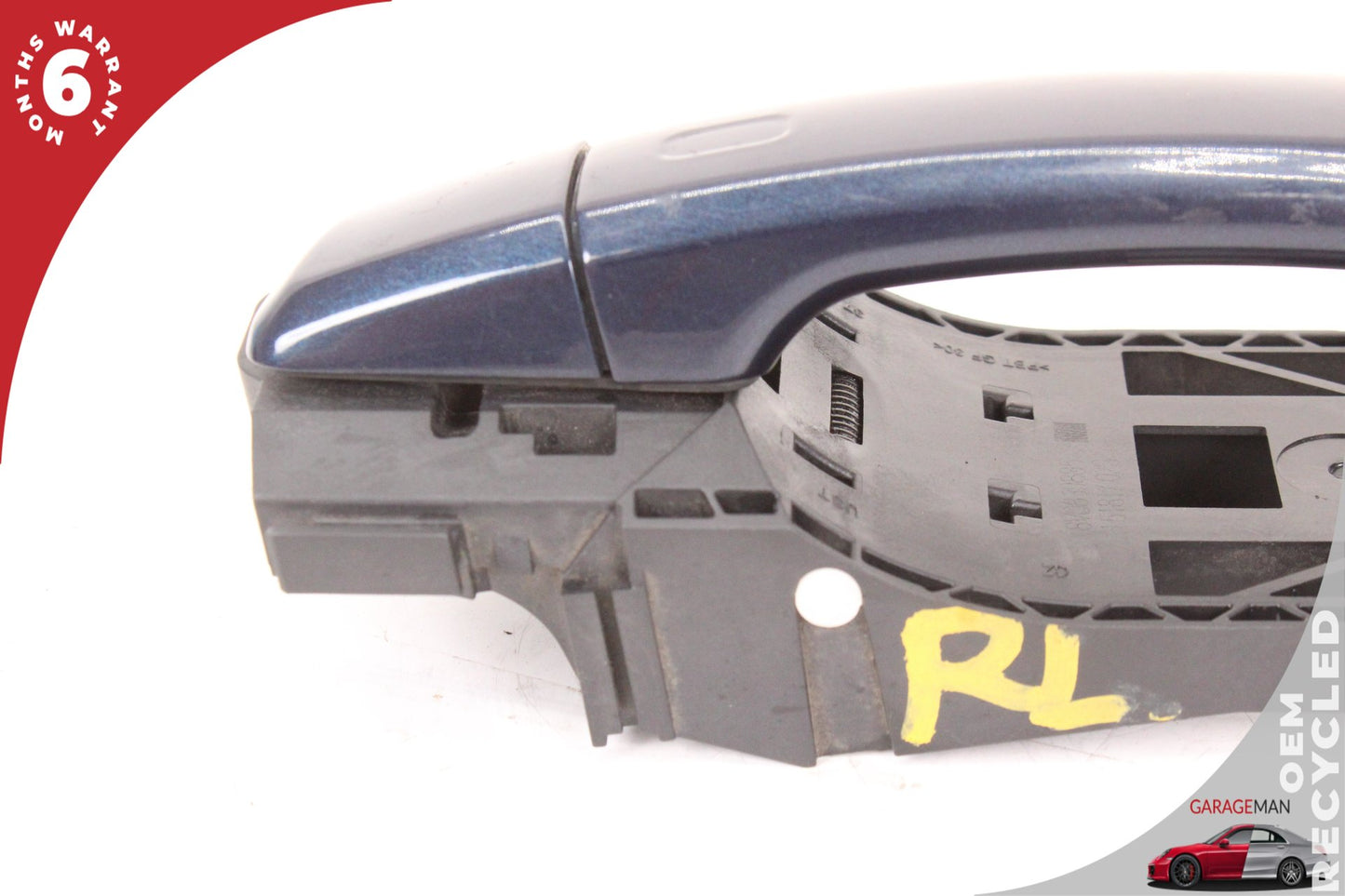 2015-2020 Audi A3 S3 RS3 Rear Left Side Exterior Door Handle Blue 8V0839885 OEM