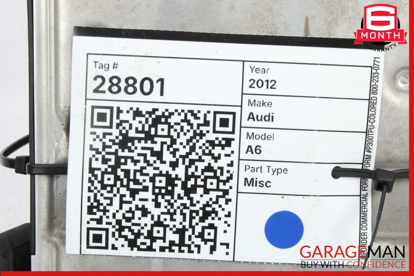 2012-2018 Audi A6 C7 Sedan On Board Supply Body Control Module 4H0907063 OEM