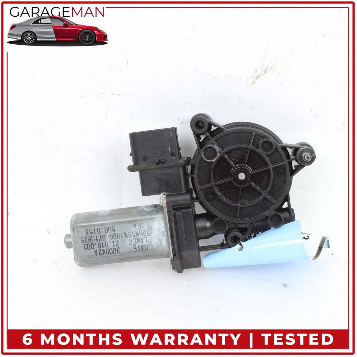 2012-2018 BMW 328i F30 Front Left Driver Side Window Regulator Motor 7406633 OEM