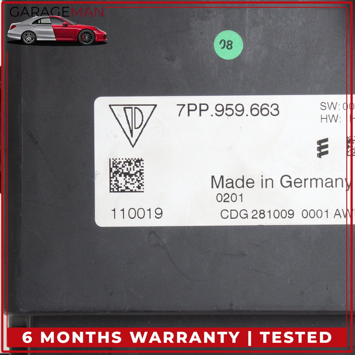 2010-2016 Porsche Panamera 970 Voltage Stabilizer Control Module 7PP959663 OEM