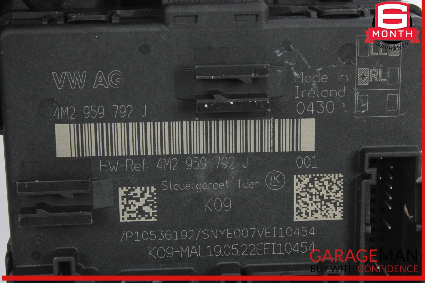 2018-2025 Audi Q5 Right Front Door Control Module 4M2959792J OEM