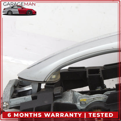 2009-2019 BMW 740i F01 Front Left Side Exterior Door Handle Silver Metallic OEM