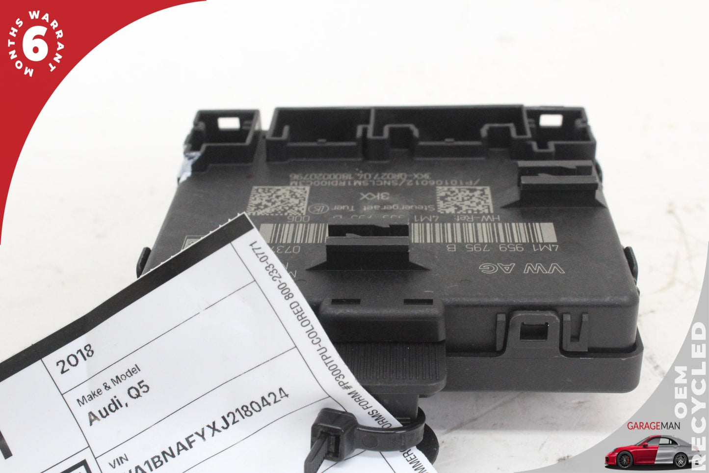 2018 Audi Q5 Rear Left/Right Door Control Module 4M1959795B Genuine OEM