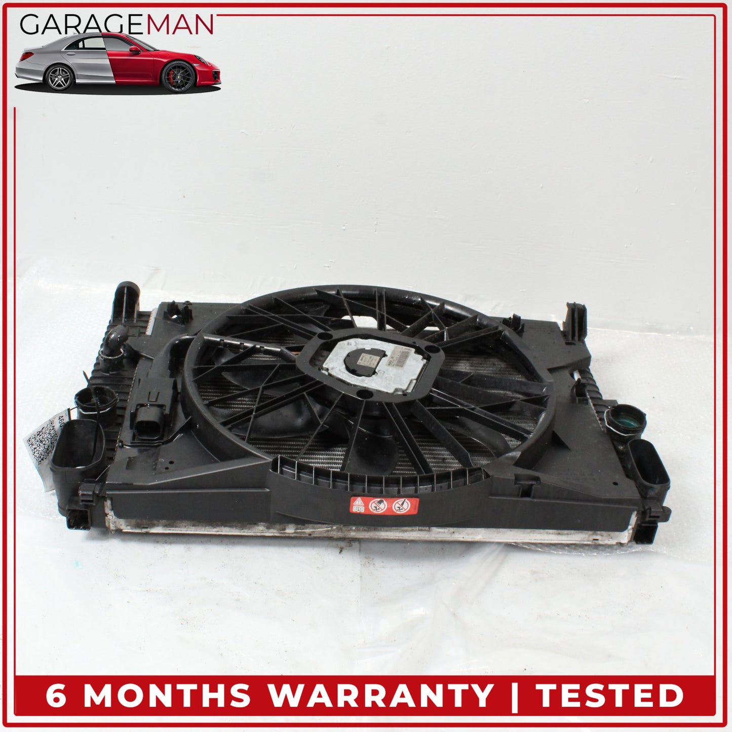 2003-2009 Mercedes W219 CLS500 Engine Radiator Cooling Fan Motor Assembly OEM