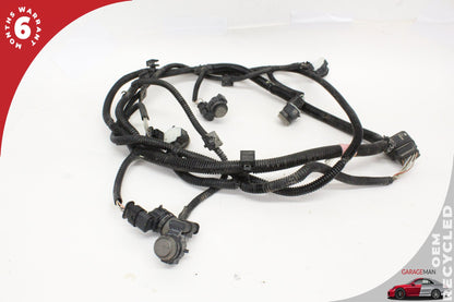 2012-2015 Tesla Model S 85D AWD Front Bumper Parking Assist Sensor PDC Set of 6 w/ Wire Harness 104847314A