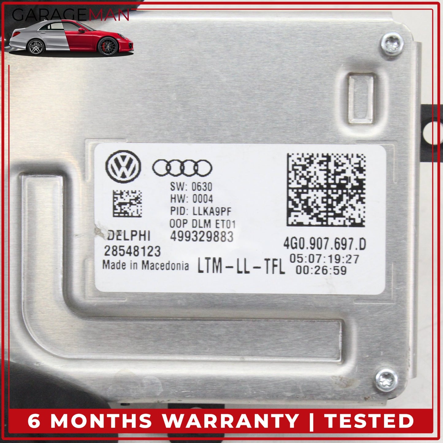 2013-2017 Audi Q5 SQ5 LED DRL Head Light Headlight Ballast Module 4G0907697D OEM