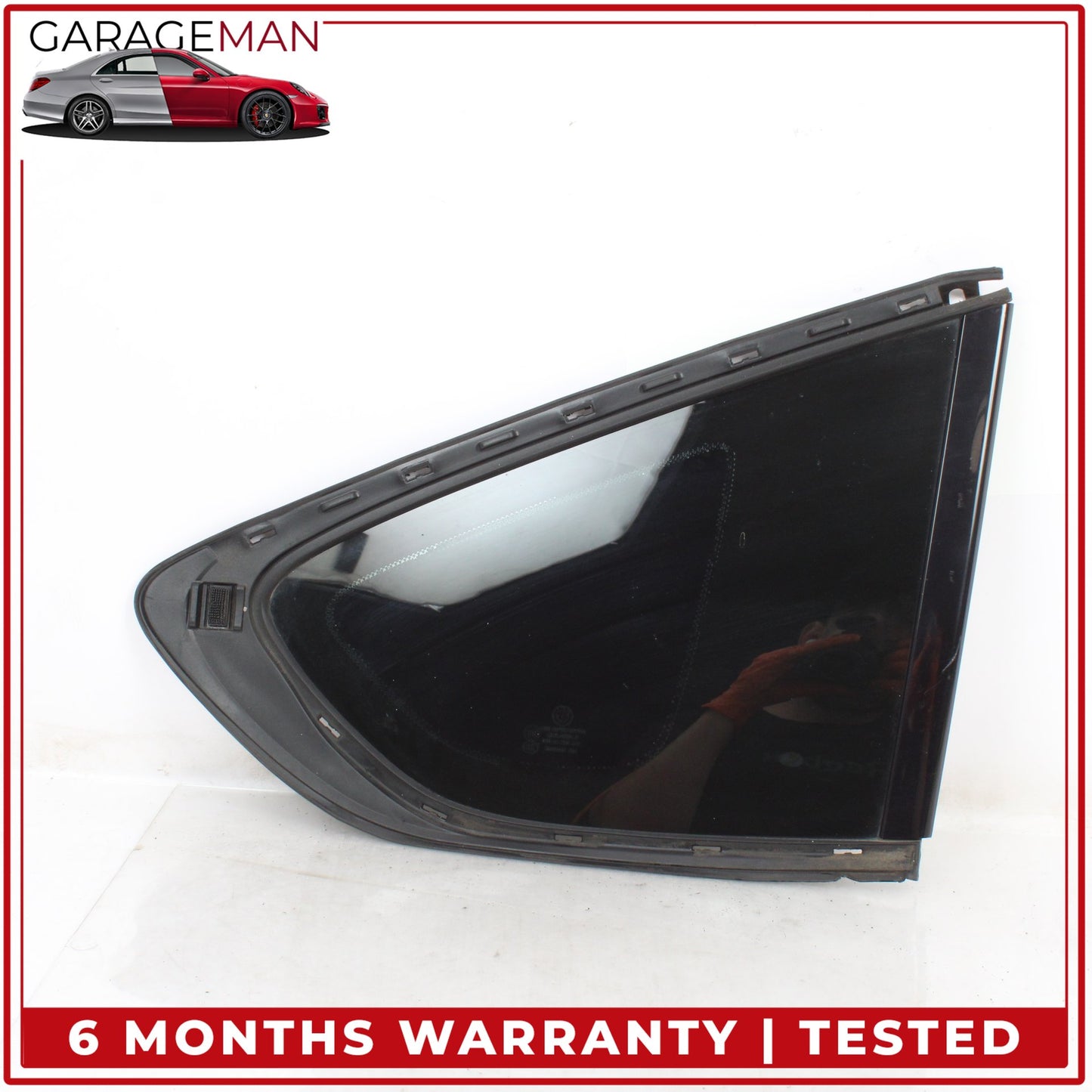 2010-2017 BMW 550i GT F07 Rear Right Passenger Side Quarter Window Glass OEM