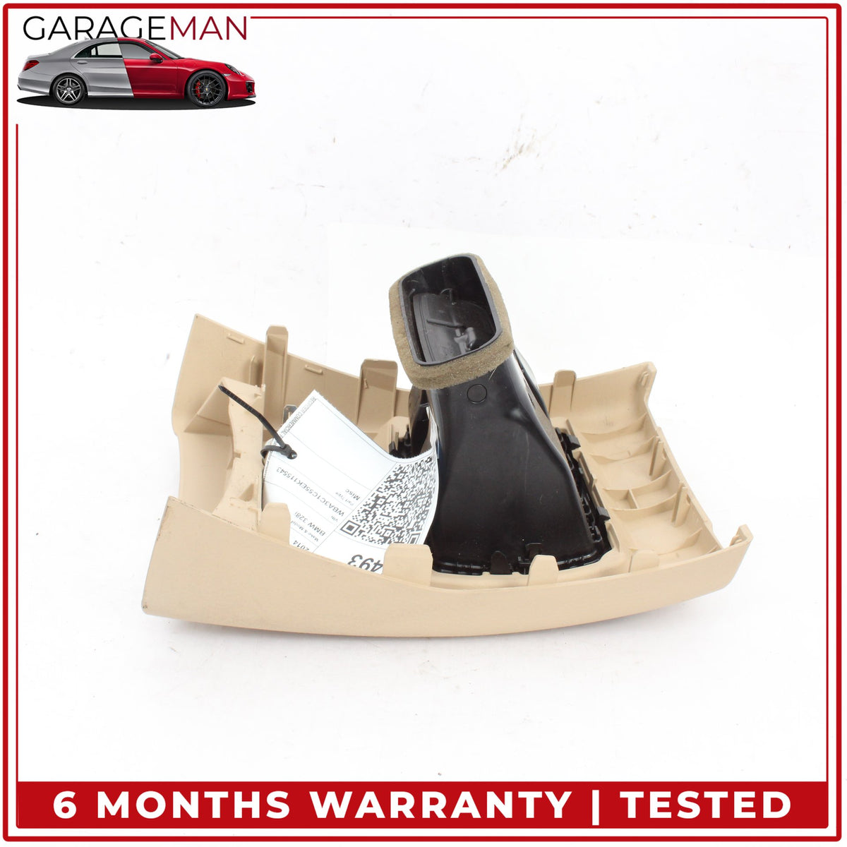 2012-2018 BMW 328i F30 Rear Center Console AC A/C Air Vent Trim 9207330 OEM
