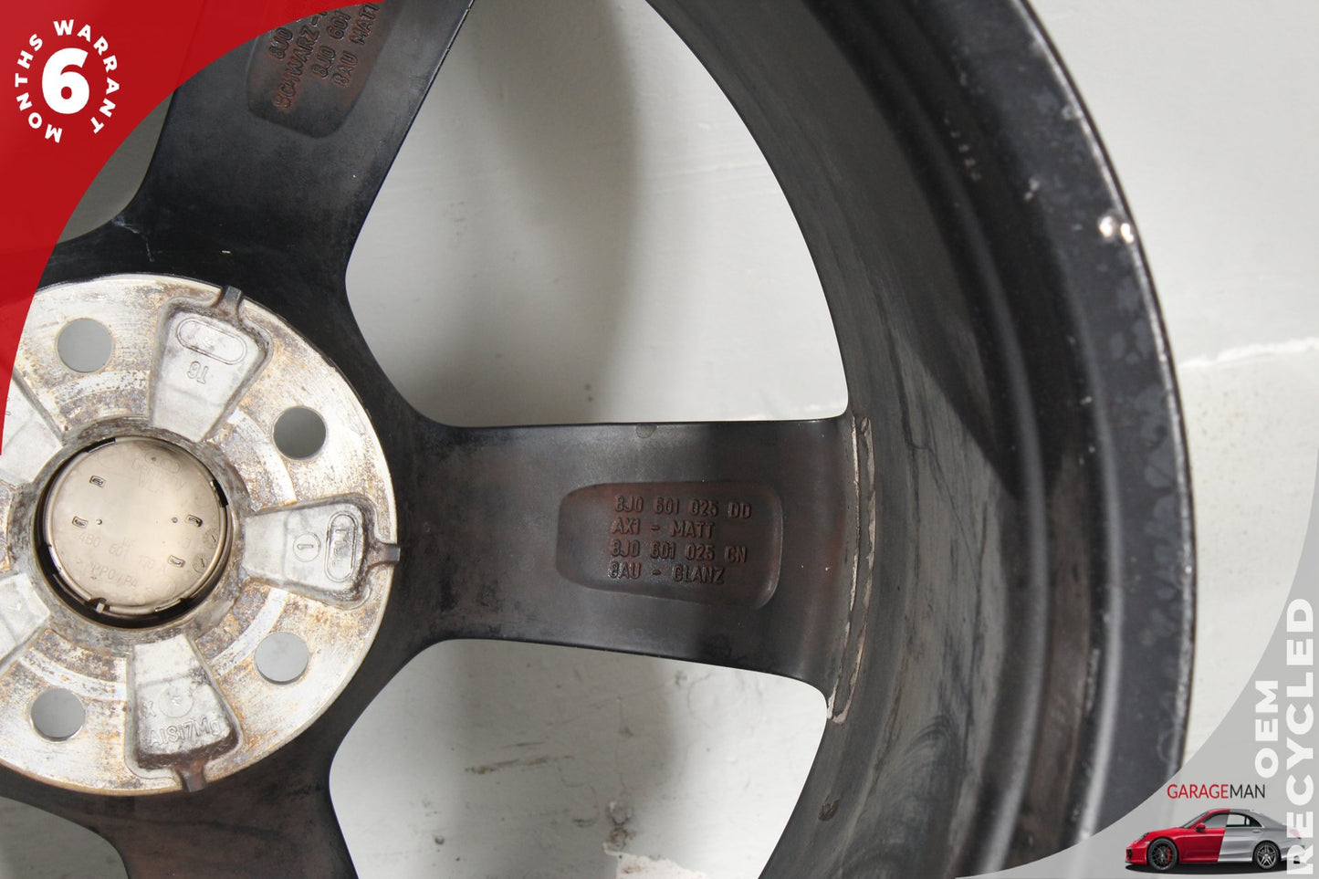 2006-2014 Audi TT Front or Rear 5 Spoke Wheel Rim 9JX19H2 ET52 8J0601025DB OEM