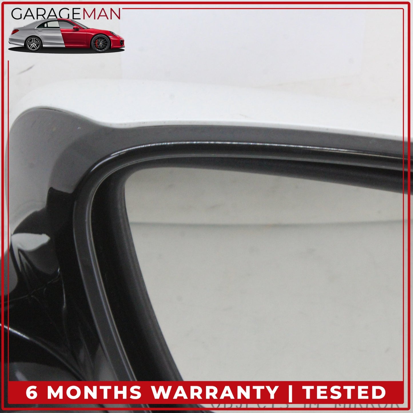 2011-2016 BMW 550i Front Right Passenger Side Door Rear View Mirror White OEM