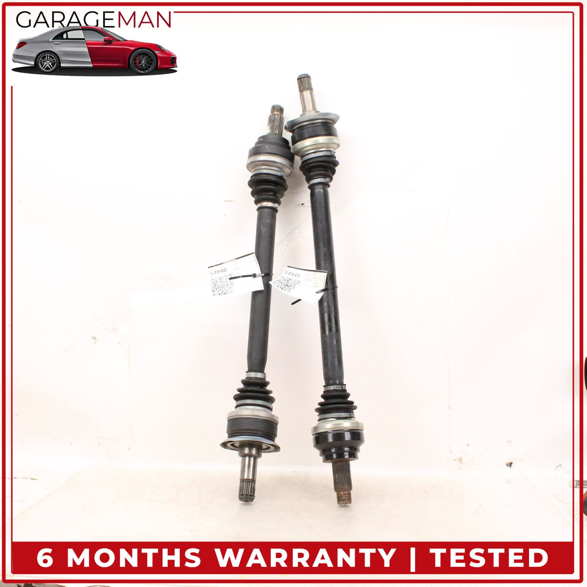 2010-2019 BMW 640i F12 Rear Left and Right Side CV Axle Drive Shaft 7577507 OEM