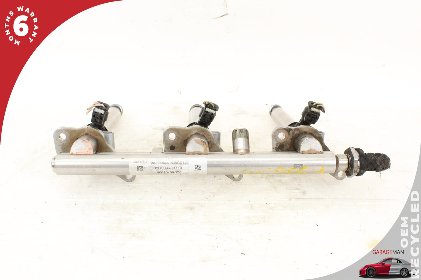 2012-2016 Mercedes W207 E350 Fuel Injection Rail Line w/ Injectors Left Side