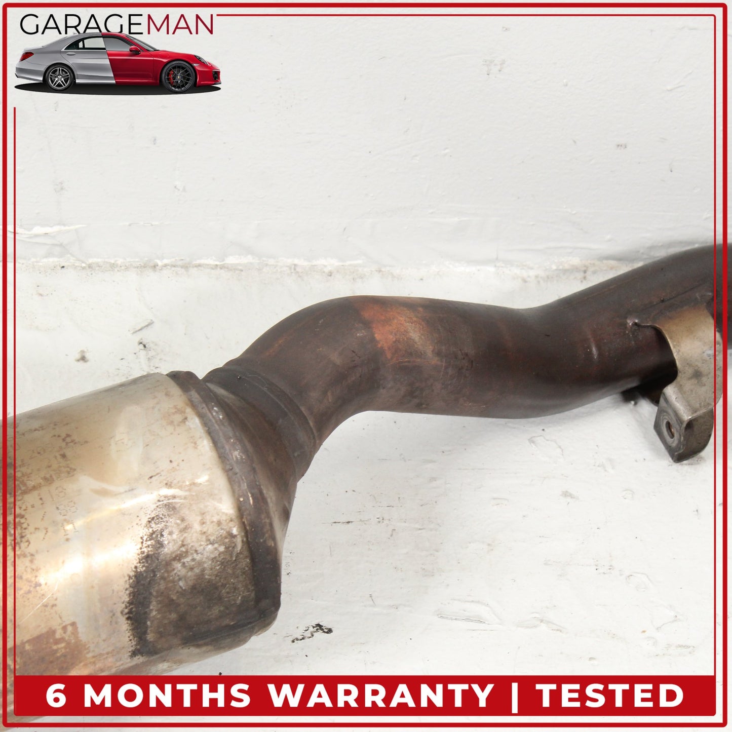 2011-2015 Audi Q7 Right Passenger Side Exhaust Downpipe 7L8254350S OEM