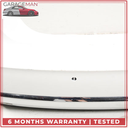 2015-2018 Audi A8 Quattro Rear Bumper Cover White 4H0253825K OEM