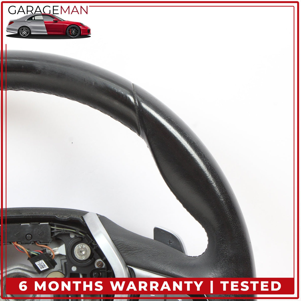 2017-2023 BMW 530e G30 Front Left Side Steering Wheel w/ Paddle Shifters OEM